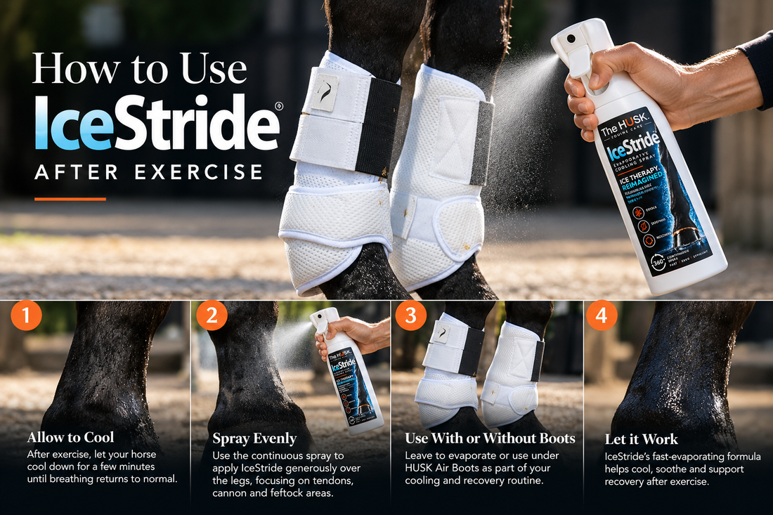 How to Use HUSK's IceStride After Exercise
