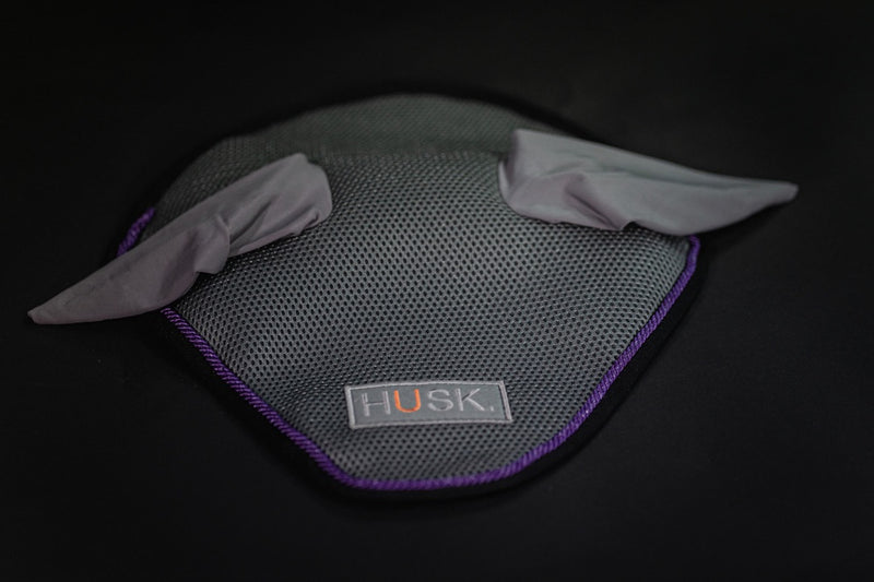 Grey and Purple 3D Acoustic Ear Protector