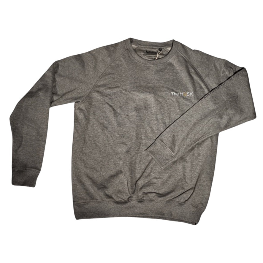 Unisex Grey Ethical 100% Organic Cotton Sweatshirt