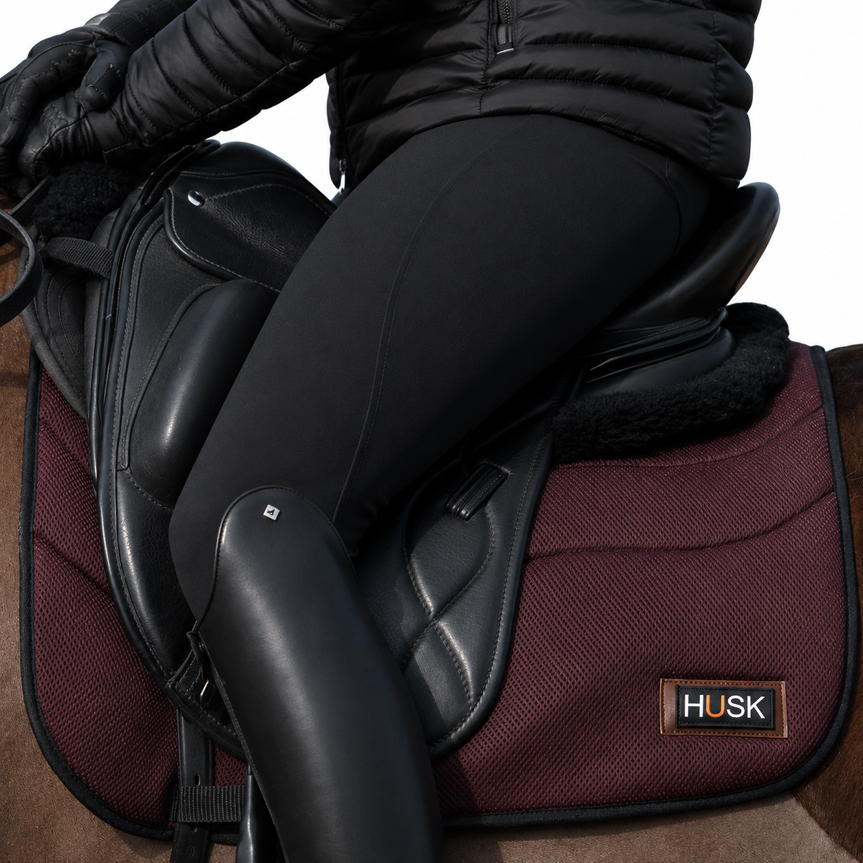 Sangria Burgundy Wellness Pro Air Dressage Pad